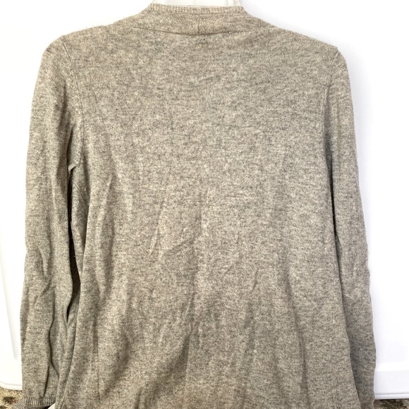 Open and flowing front wool and cashmere cardigan - Picture 2 of 3